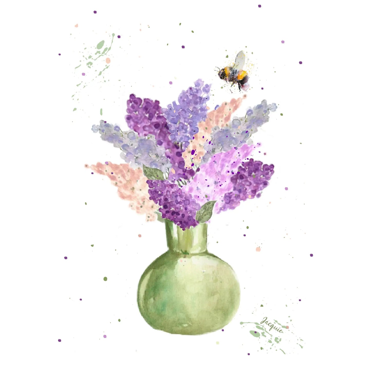 Lilacs & Bee