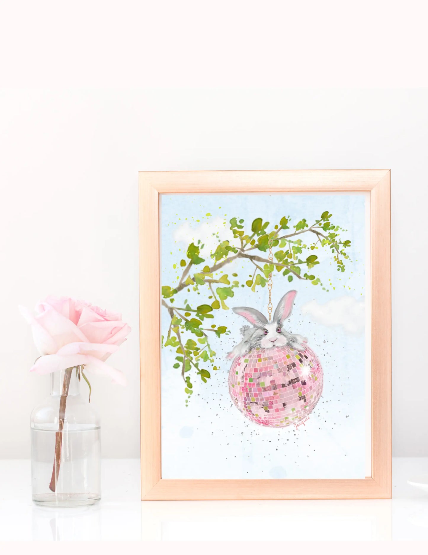 Bunny & Disco Ball