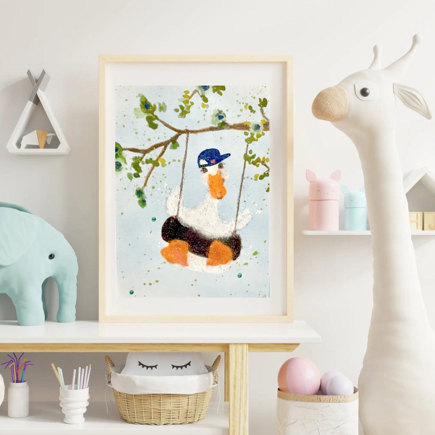 Duck on a Swing - Boy