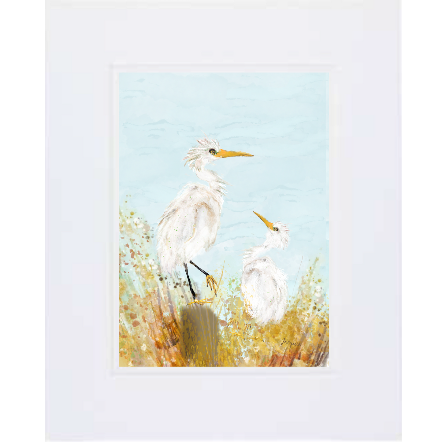 Egrets at the Beach