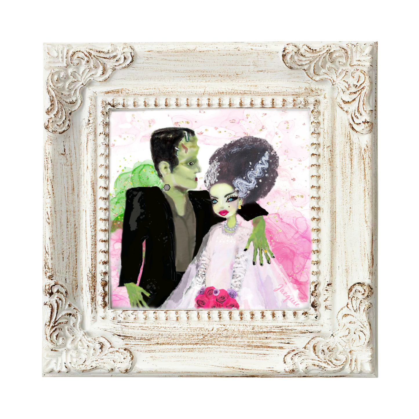 25% Off SALE! The Bride of Frankenstein & her Monster