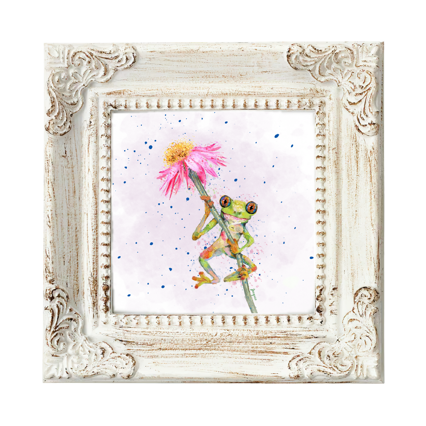 Frog & Flower
