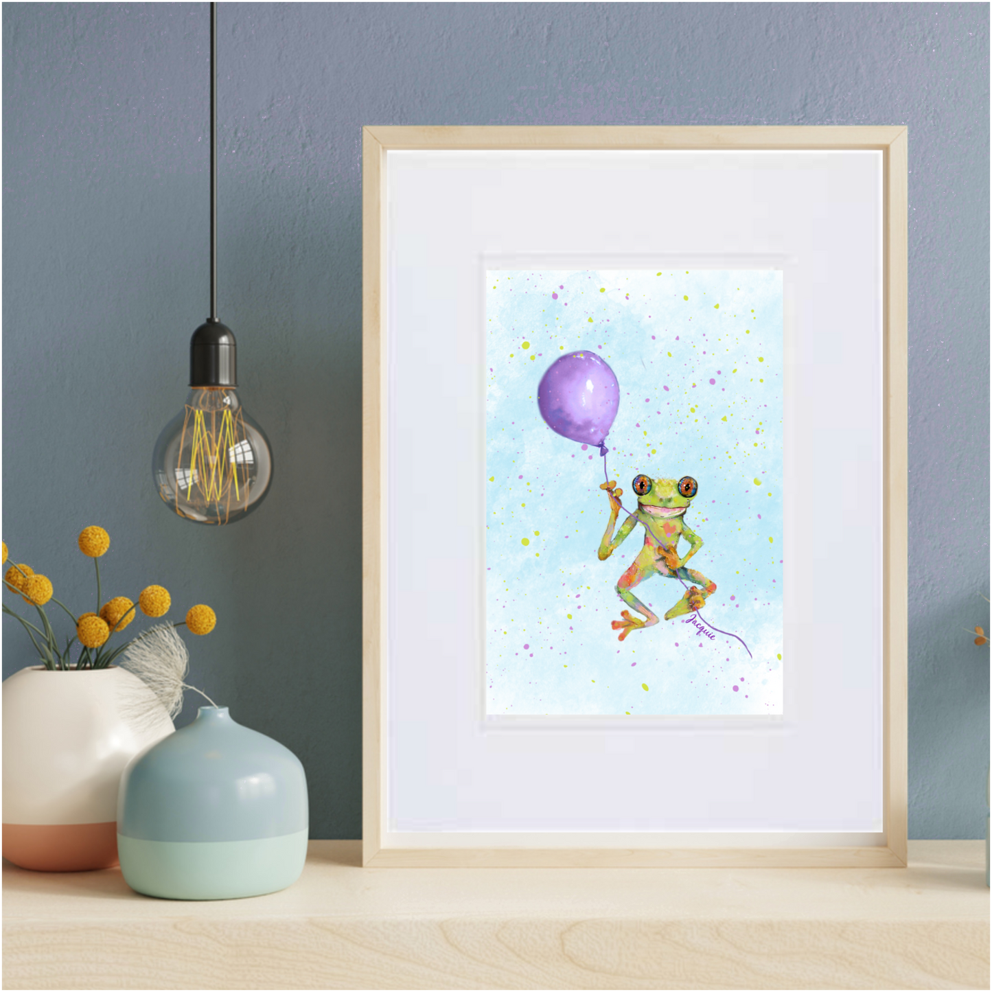 Frog & Balloon