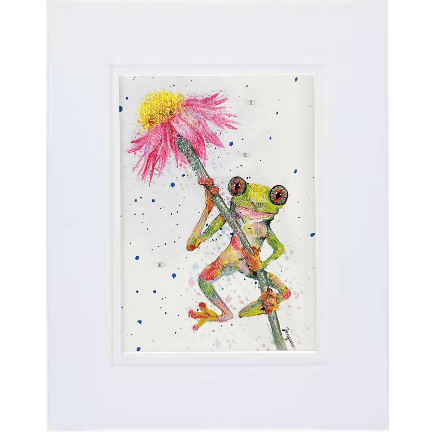 Frog & Flower