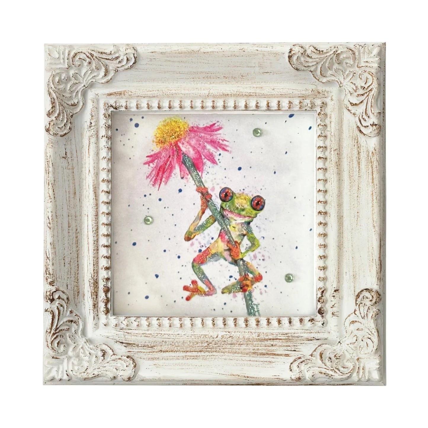 Frog & Flower