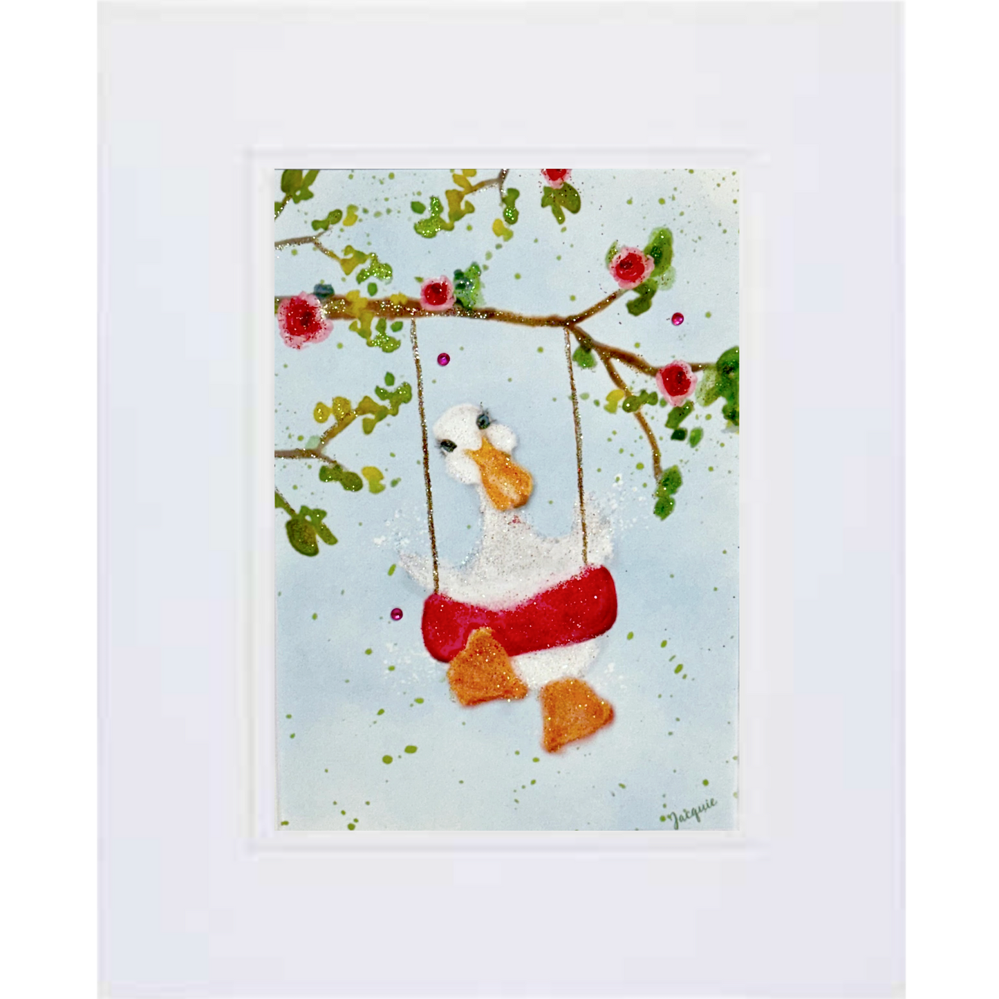 Duck on a Swing - Girl