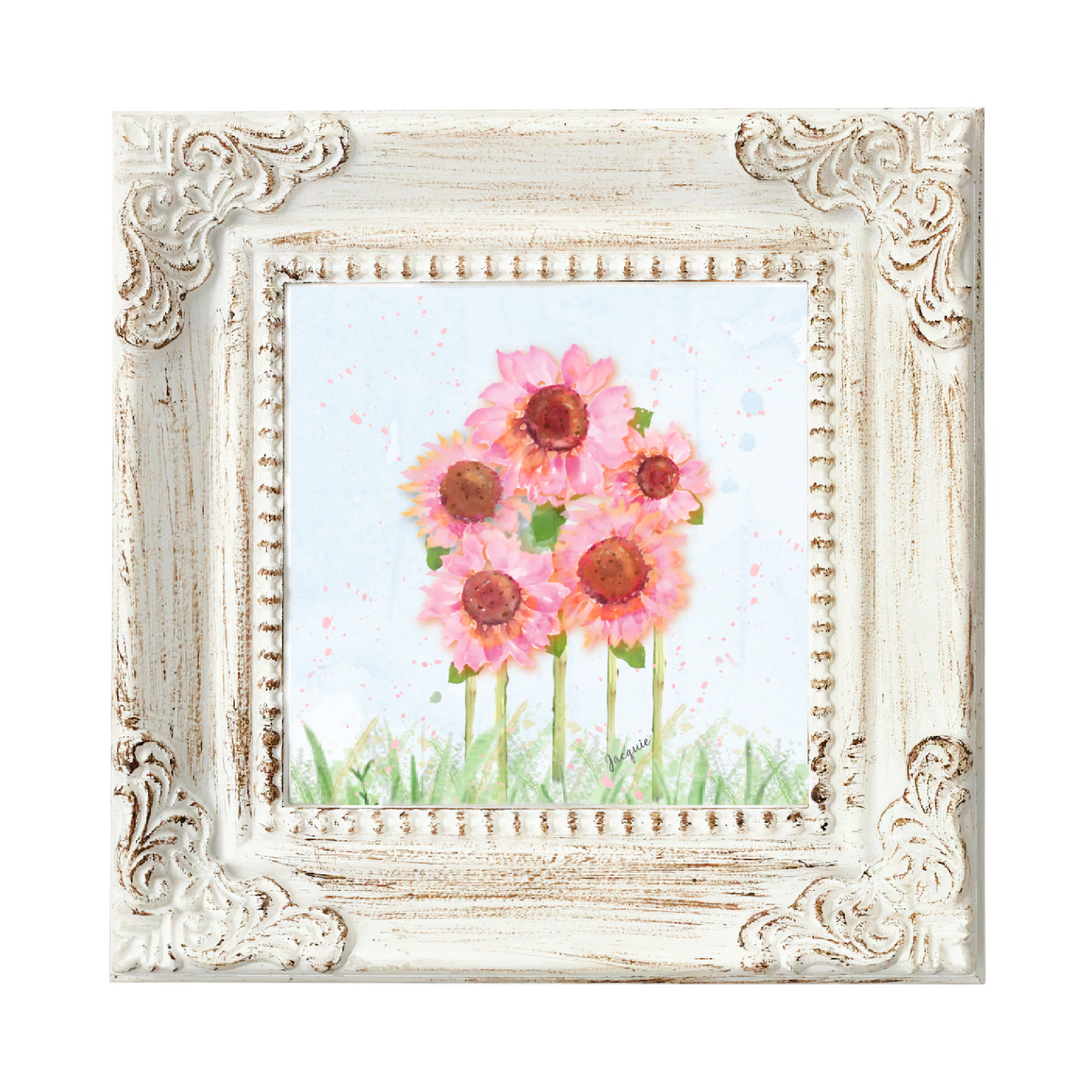 Sunflowers in Pink