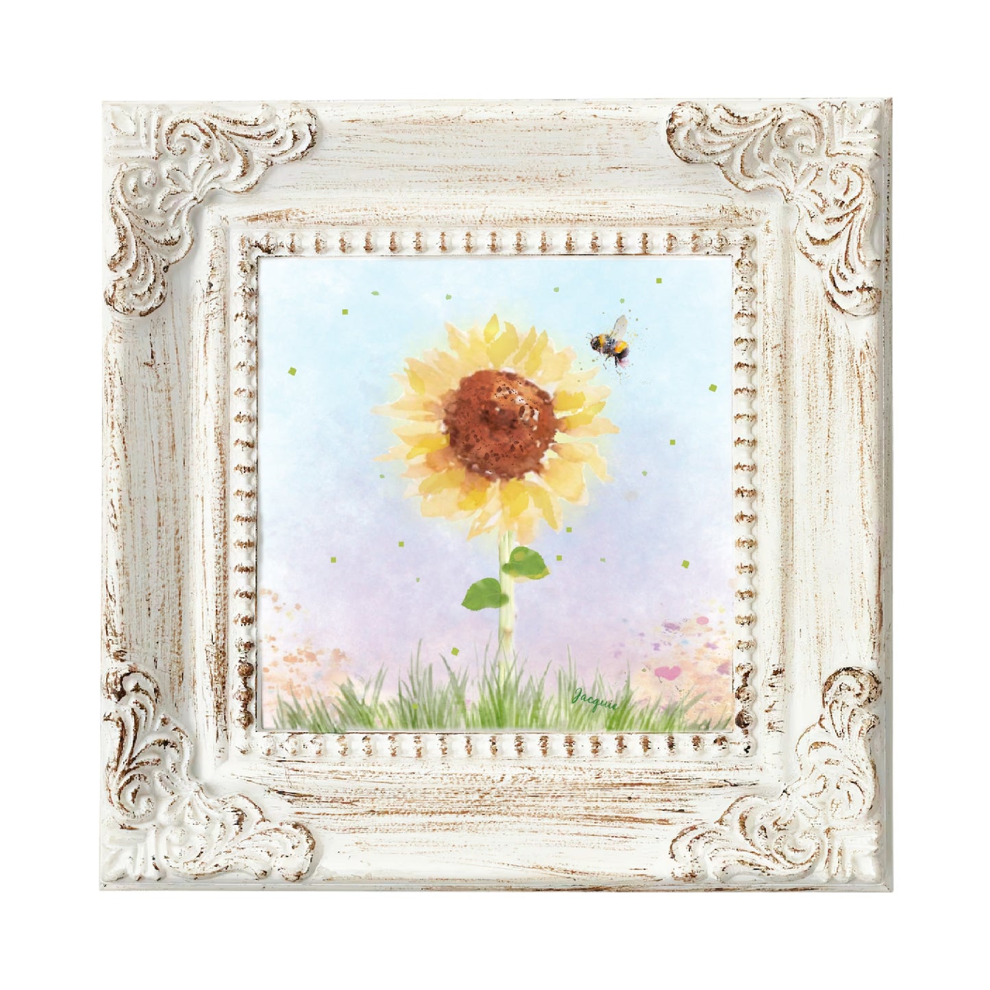 Sunflower & Bee