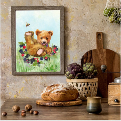 Bear in a Berry Patch