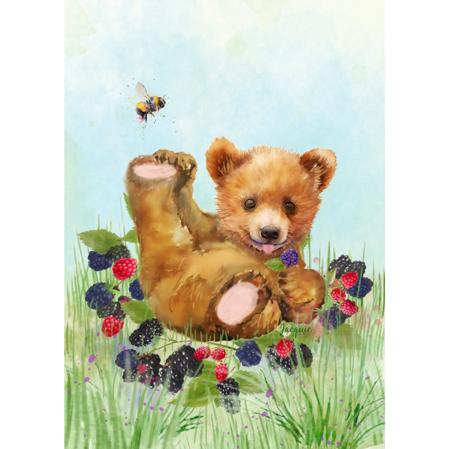 Bear in a Berry Patch