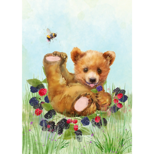 Bear in a Berry Patch
