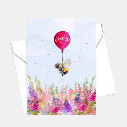 Bee with Balloon