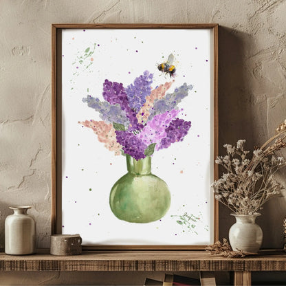 Lilacs & Bee