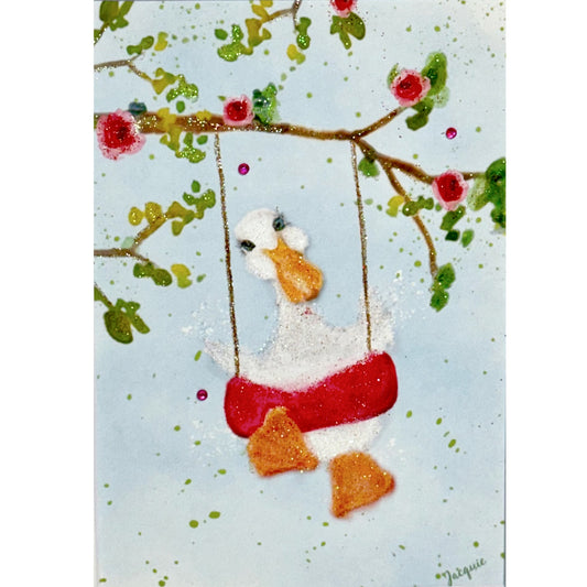 Duck on a Swing - Girl