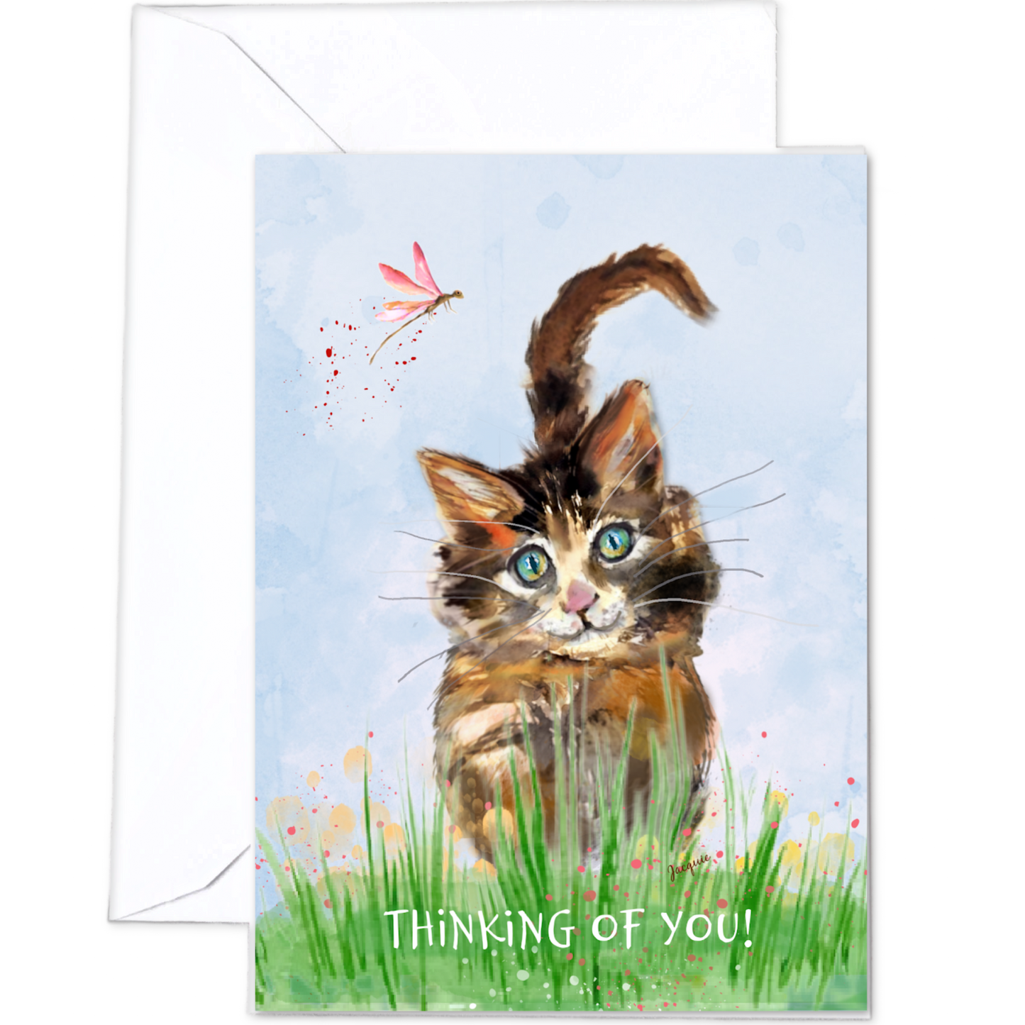 Cat & Dragonfly