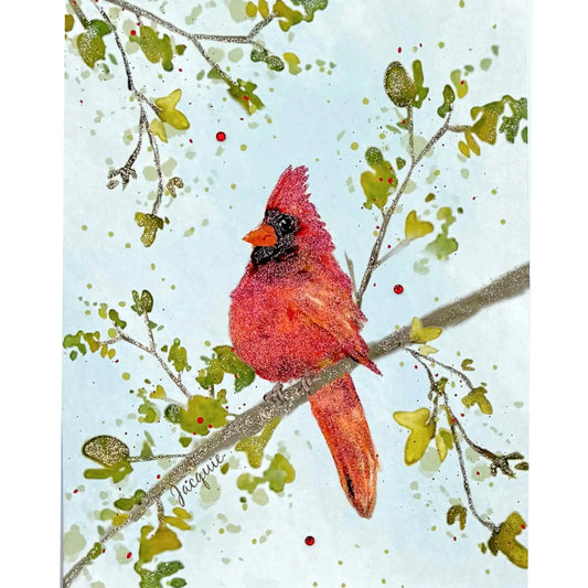 Cardinal in a tree