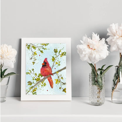 Cardinal in a tree