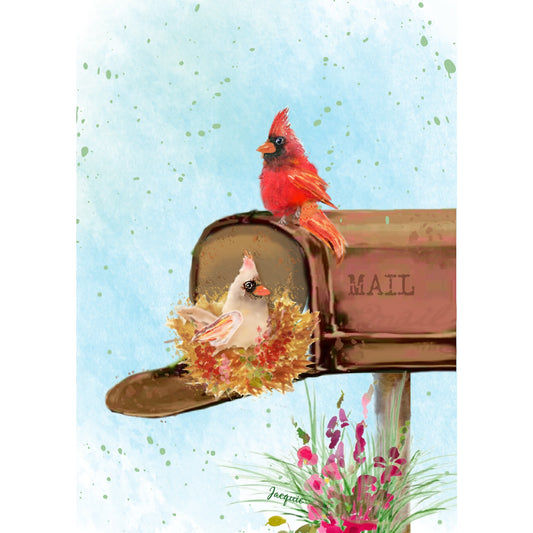 Cardinals & Mailbox