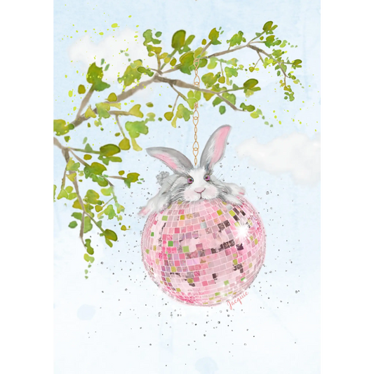 Bunny & Disco Ball