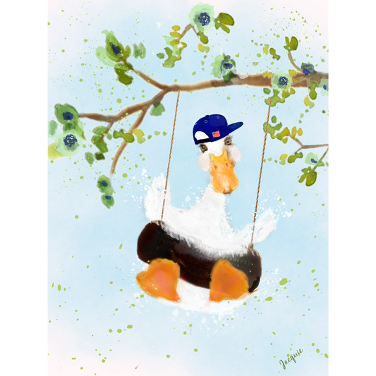 Duck on a Swing - Boy