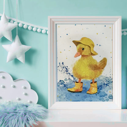 Duckling In the Rain - Boy