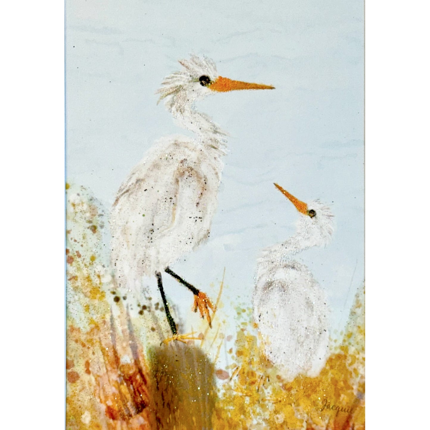 Egrets at the Beach