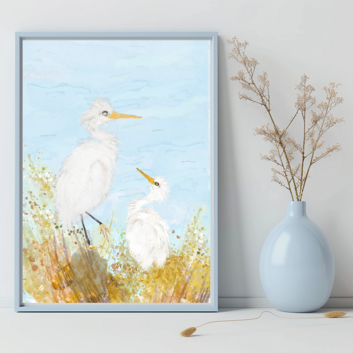 Egrets at the Beach