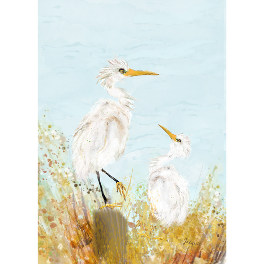 Egrets at the Beach