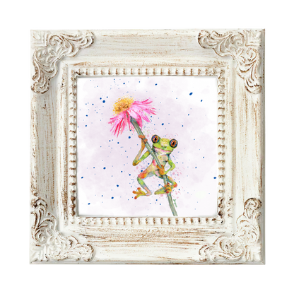 Frog & Flower