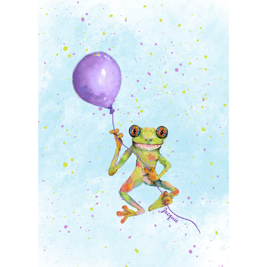 Frog & Balloon
