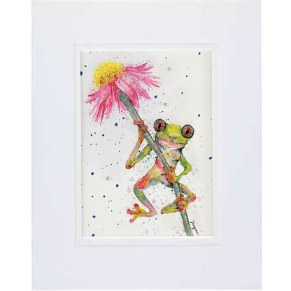 Frog & Flower