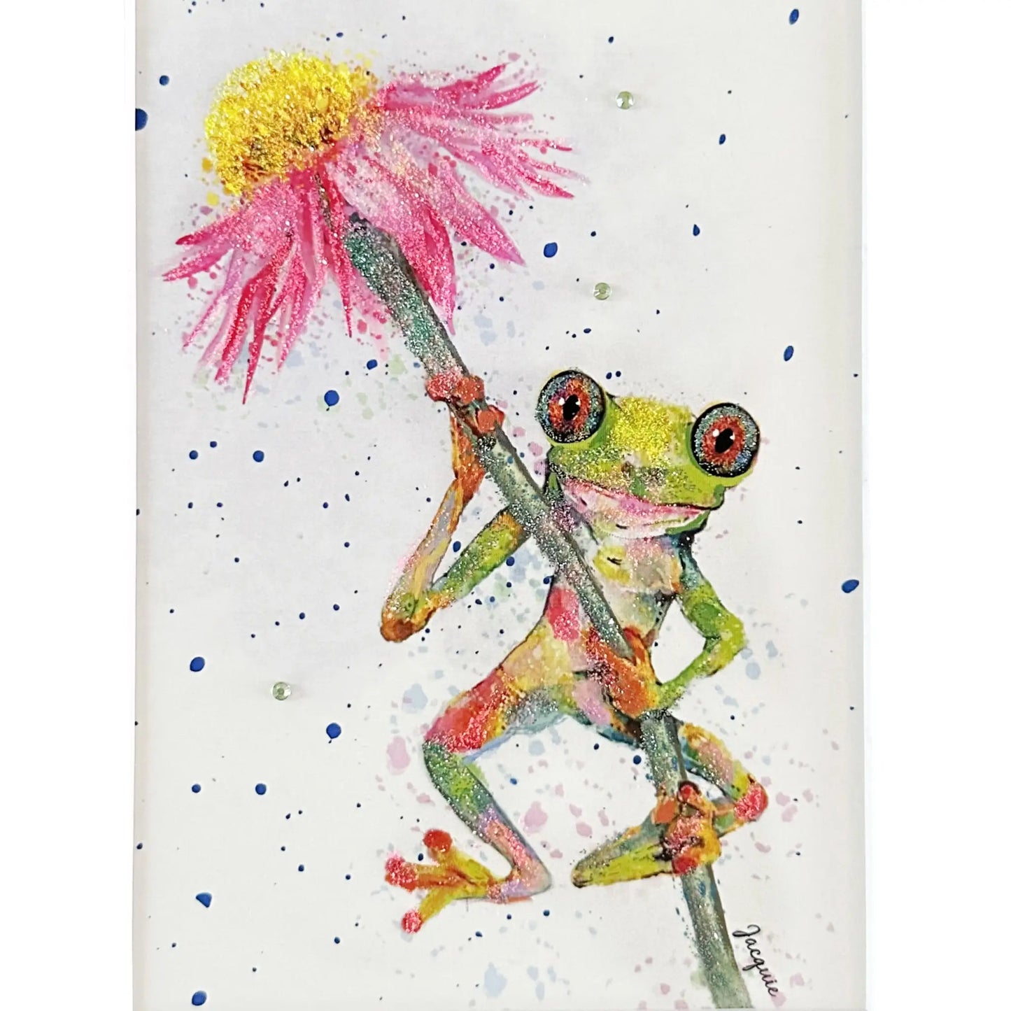 Frog & Flower