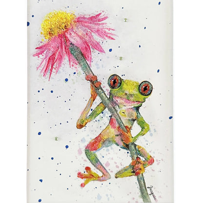 Frog & Flower