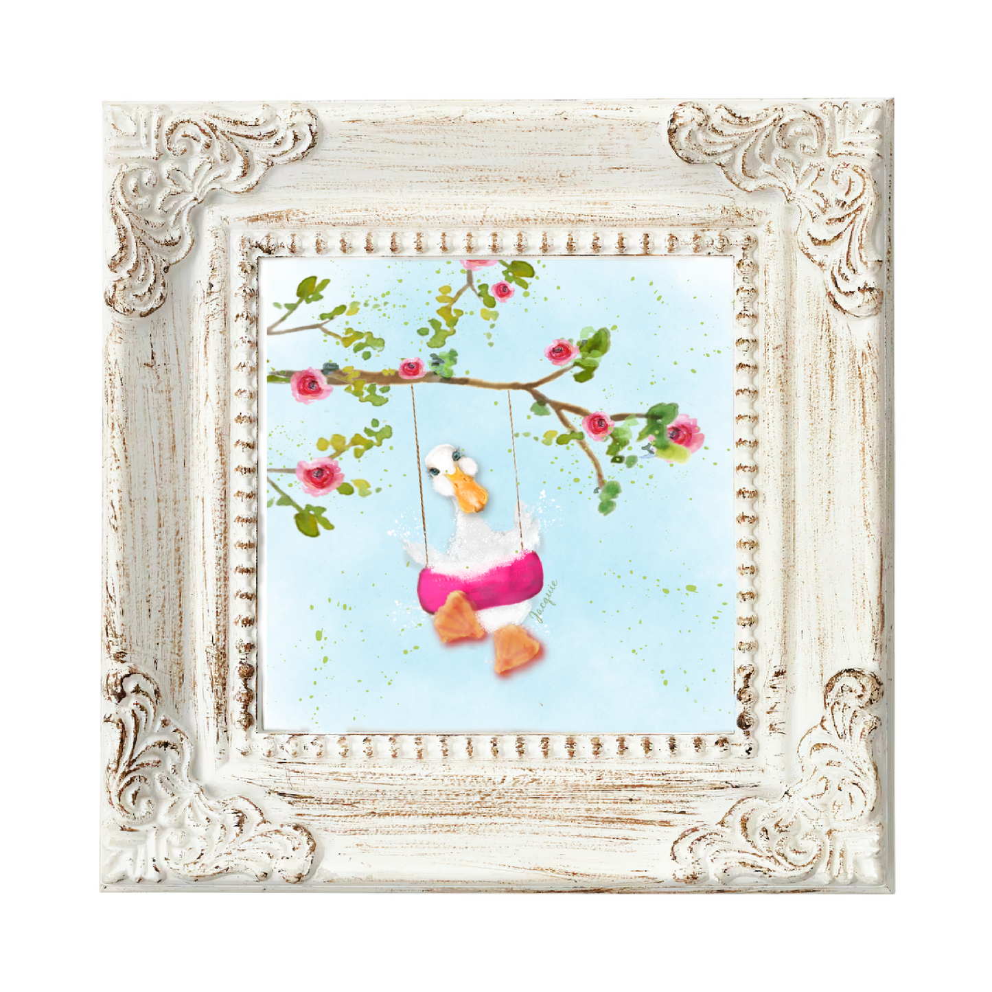 Duck on a Swing - Girl