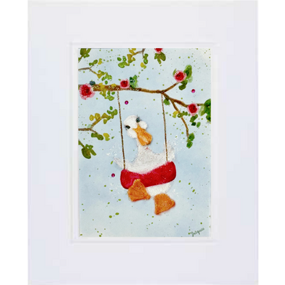 Duck on a Swing - Girl