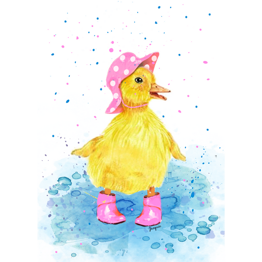 Duckling In the Rain - Girl
