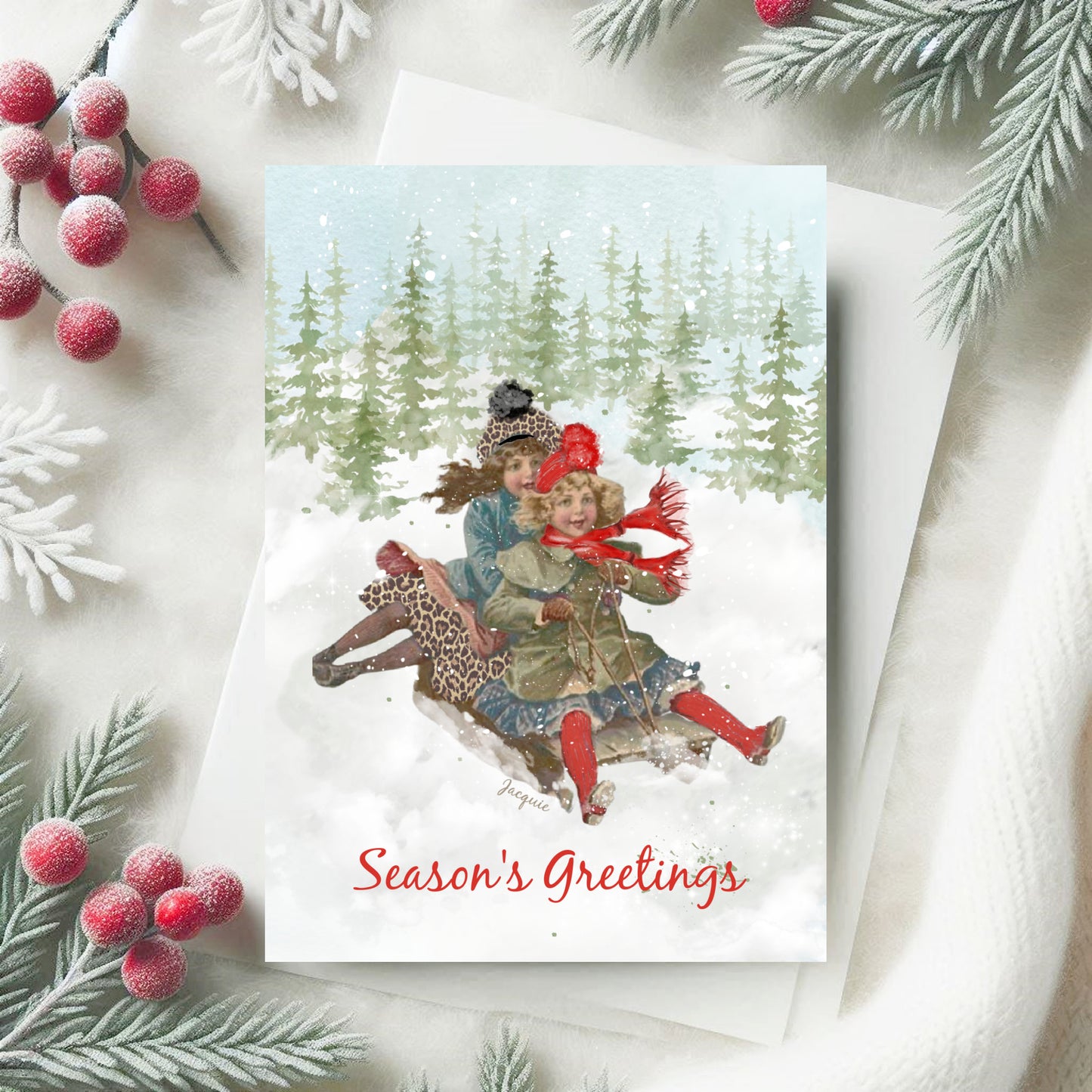 Girls on Sleigh Ride