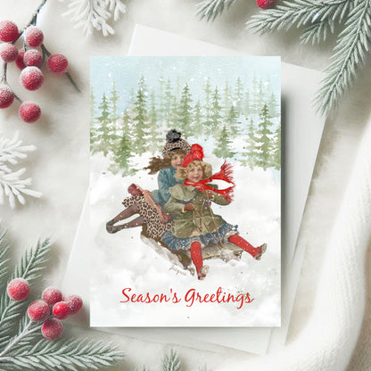 Girls on Sleigh Ride