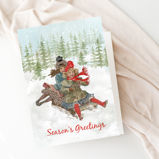 Girls on Sleigh Ride