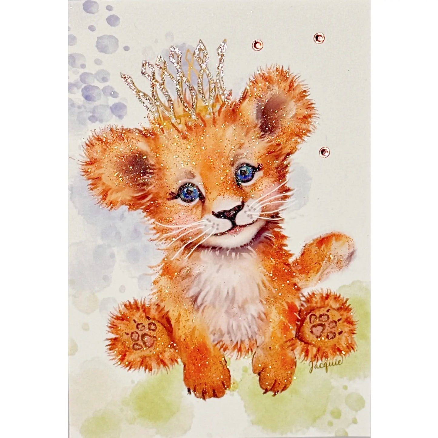 Baby Lion with a Crown