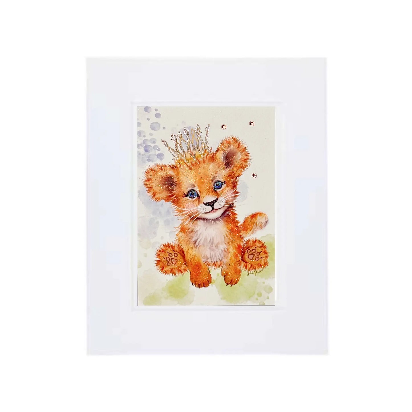 Baby Lion with a Crown