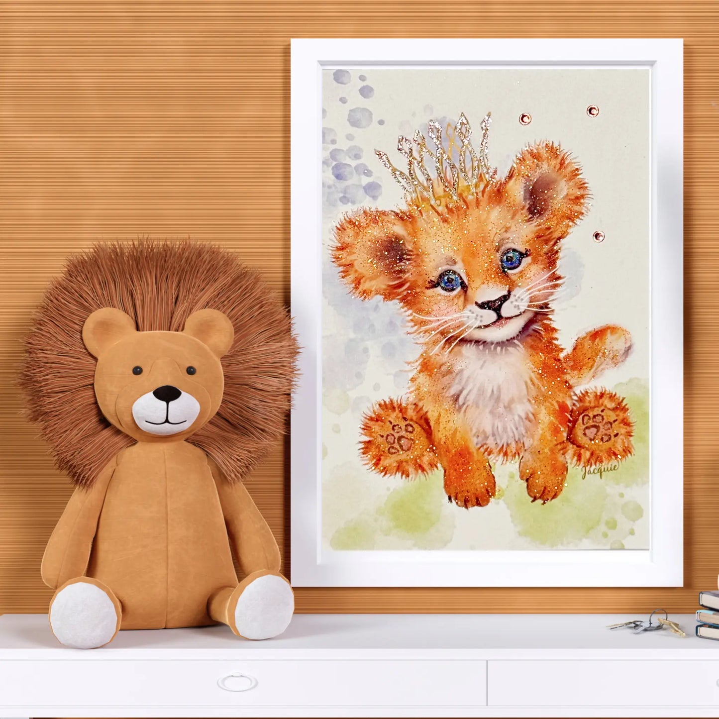 Baby Lion with a Crown