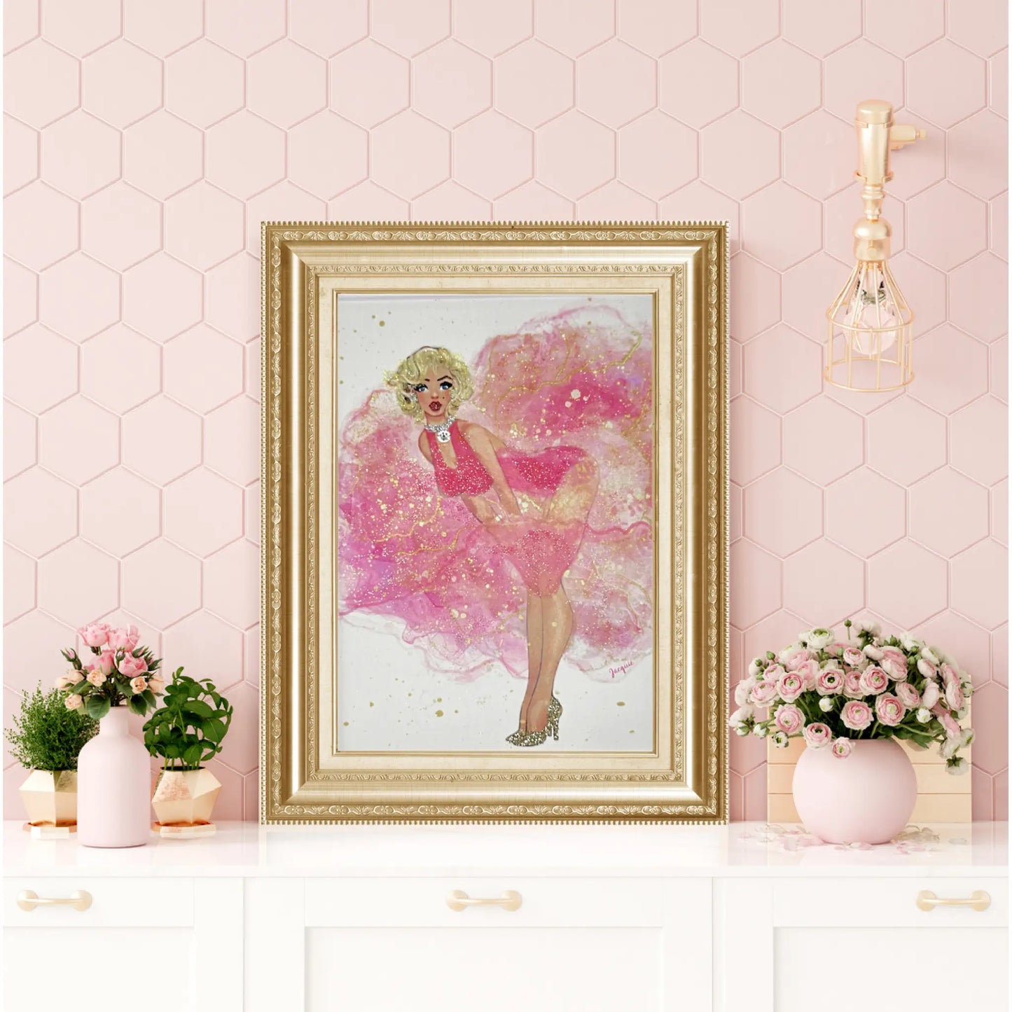 Marilyn & Pink Skirt