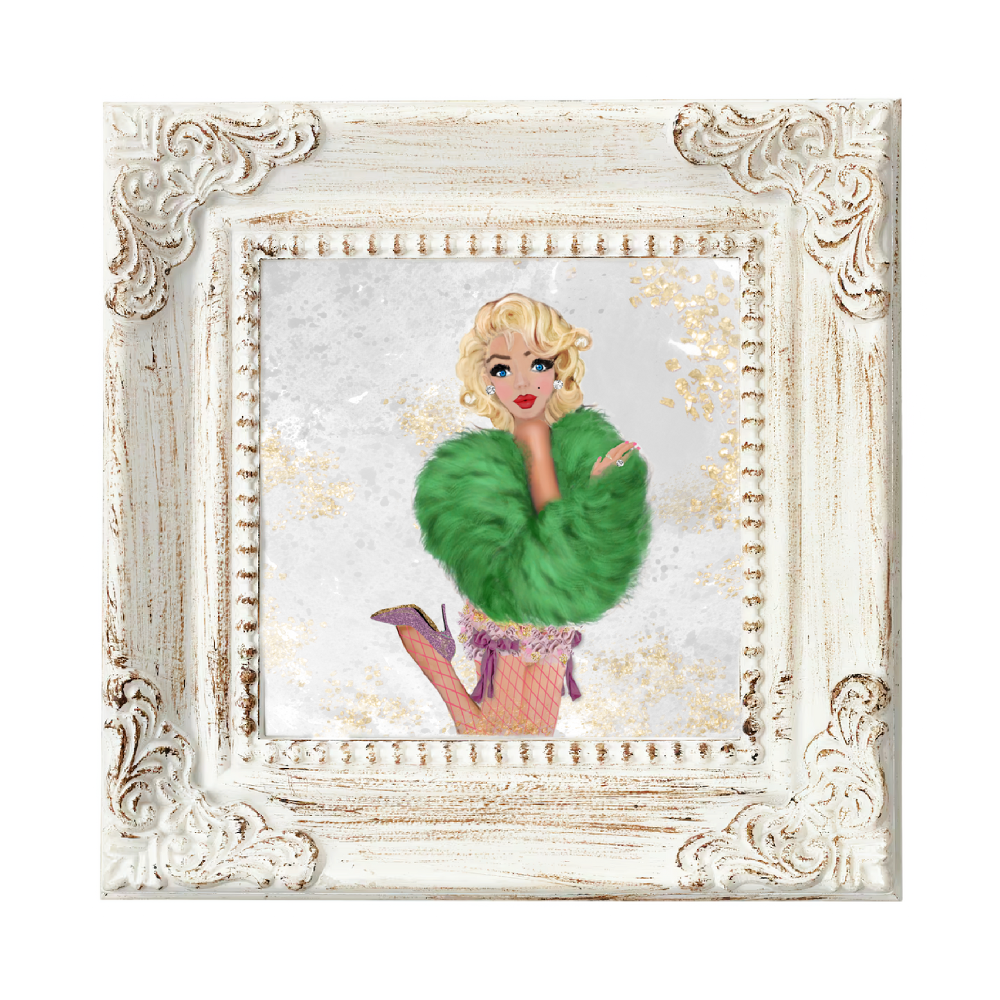 Marilyn & Green Fur