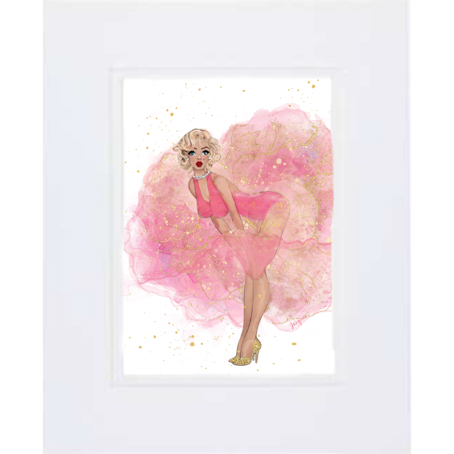 Marilyn & Pink Skirt
