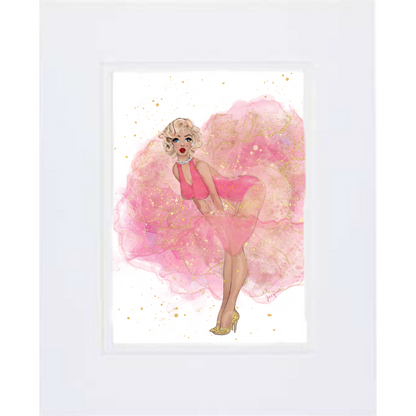 Marilyn & Pink Skirt