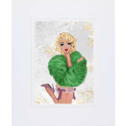 Marilyn & Green Fur