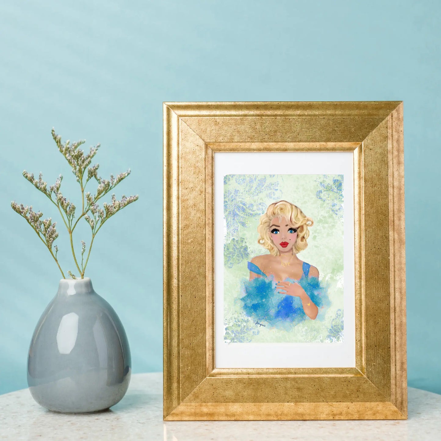 Marilyn in Blue