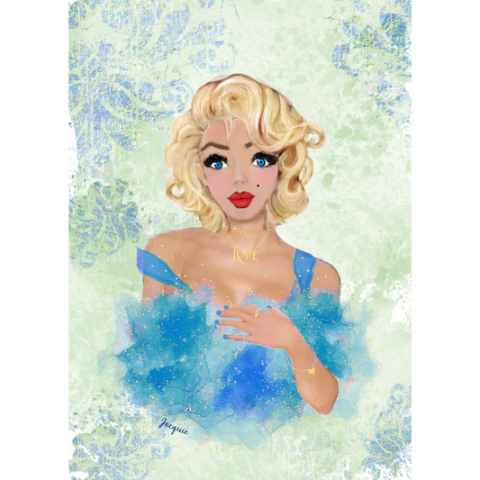 Marilyn in Blue