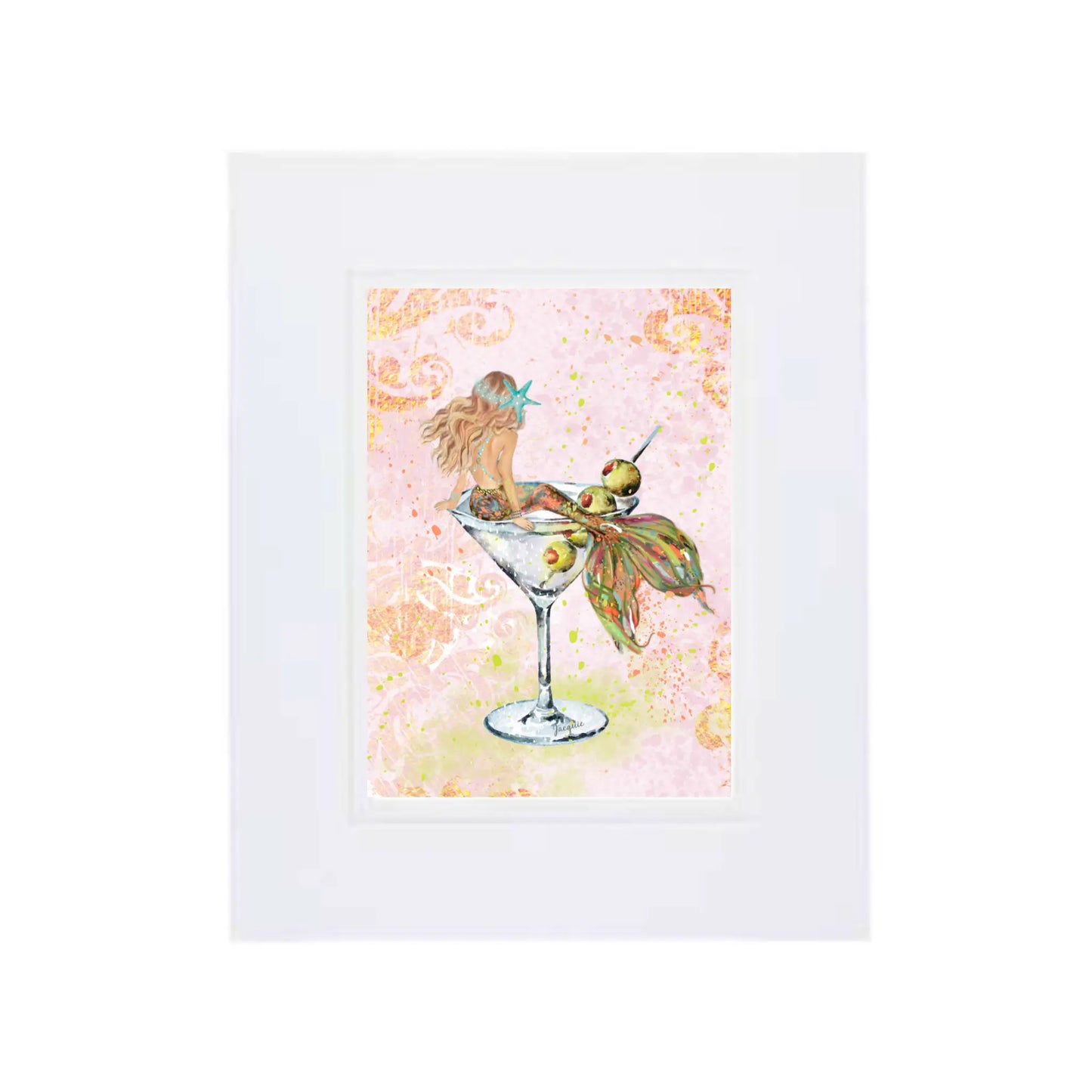 Mermaid in Martini Glass